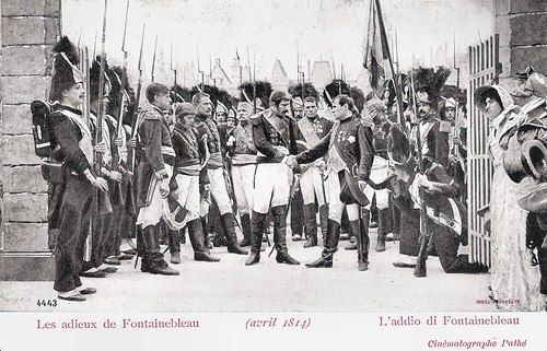 Les adieux de Fontainebleau (avril 1814)