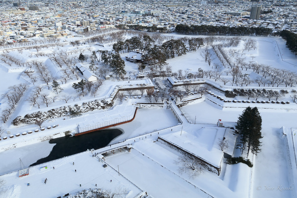 Goryōkaku Park in winter / 冬の五稜郭