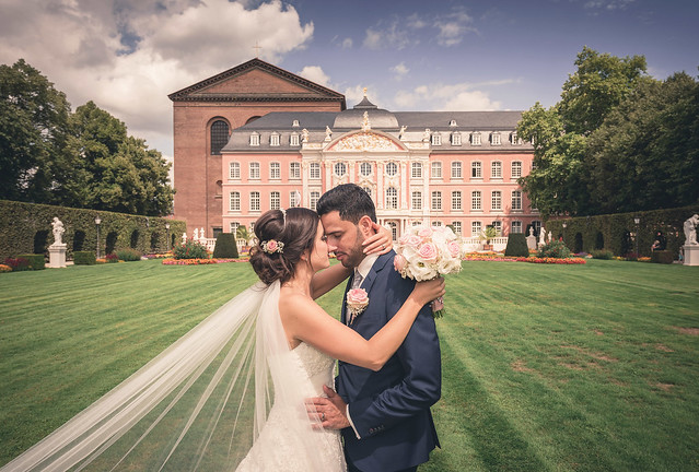 Hochzeitsfotos im Kurfürstlichen Palais in Trier
