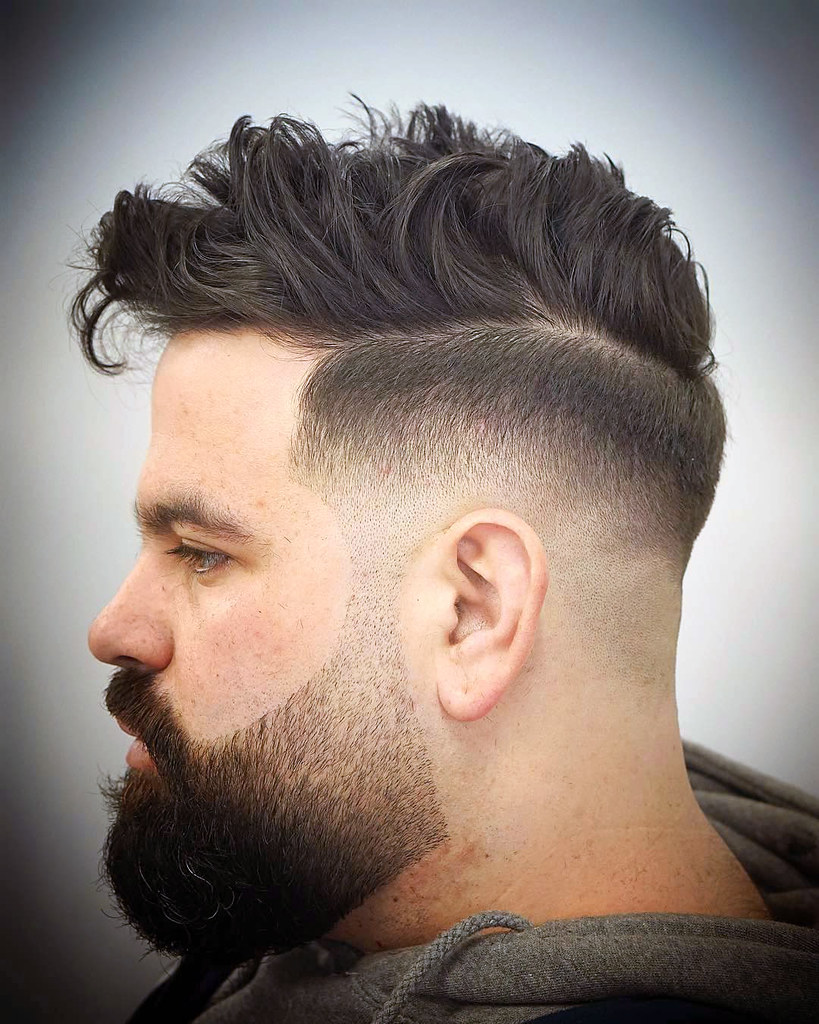 mikes_custom_kuts-cool-low-fade-haircut-messy-long-hair-on… | Flickr