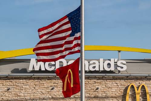 mcdonalds mcdonaldsflag usflag quickservicerestaurant sky trademark