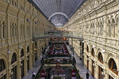 Interior of GUM (ГУМ), Red square