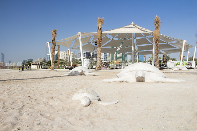 Abu Dhabi beach - United Arab Emirates