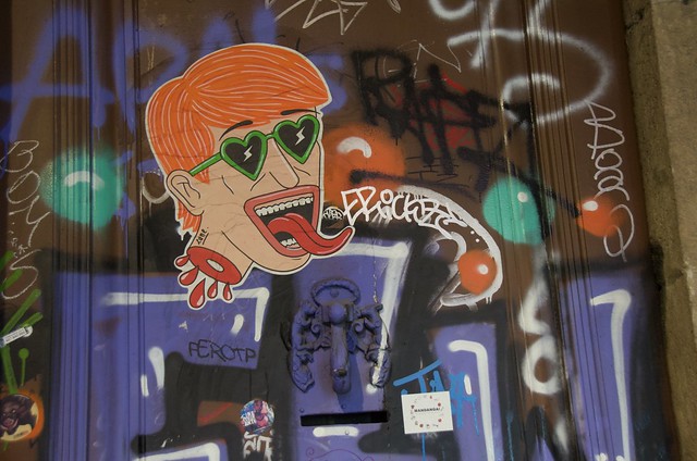 Mural al carrer de Carders, Barcelona.