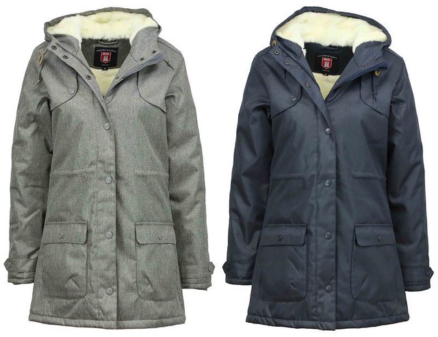 Derbe - Isol winter jacket blue and gray front
