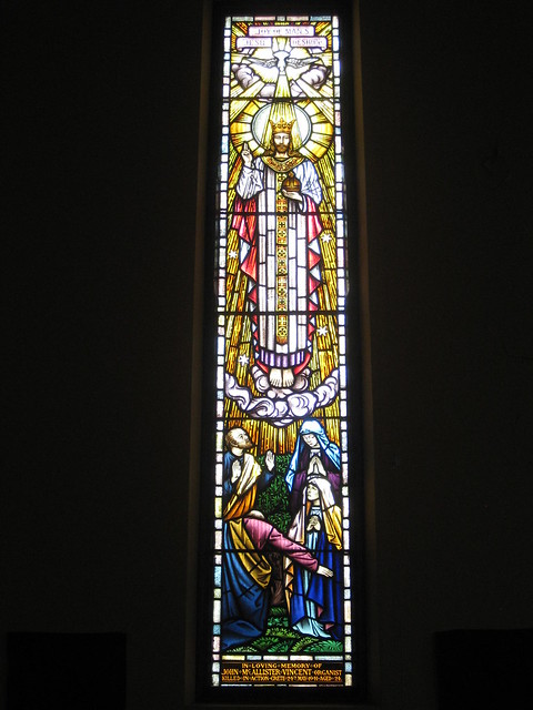 The John McAllister Vincent Memorial Stained Glass Window; Christ Church, Brunswick - Glenlyon Road, Brunswick