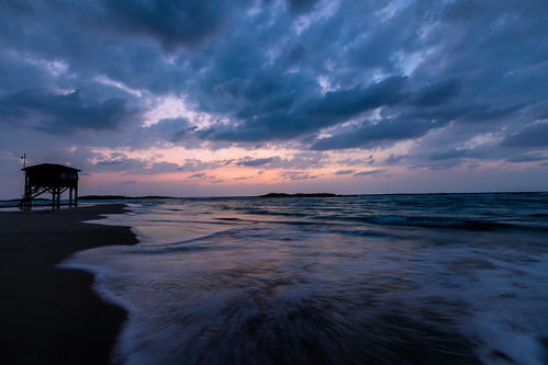 longexposure lanscape beach sunset nature israel habonim waves sea