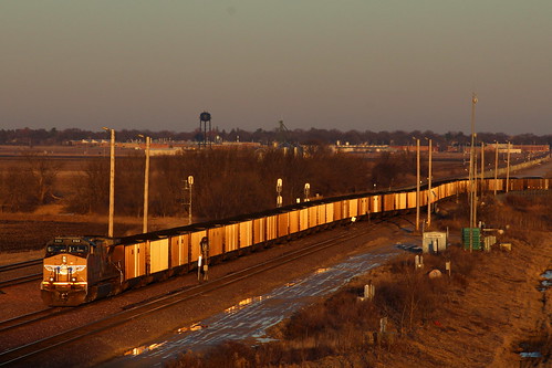 up trains ac44cw sunset rochelle illinois