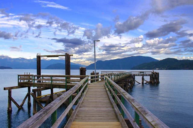 Hopkins Dock, Gibsons, British Columbia