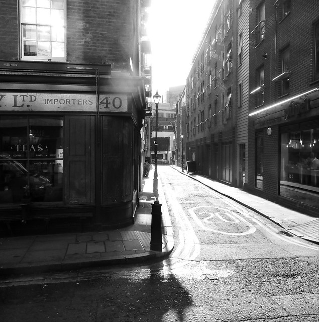 down Gun Street, Spitalfields.