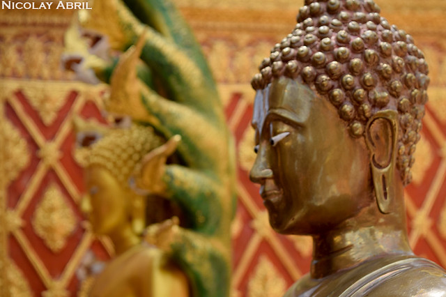 Copper Buddha at Wat Phra That Doi Suthep