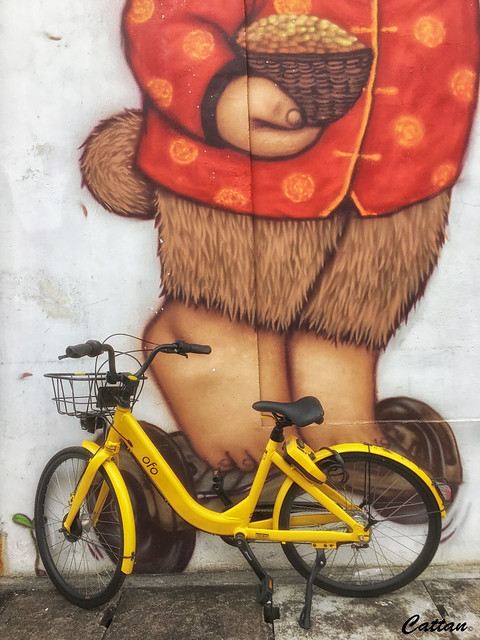 Bicycle - Tiong Bahru street art, Singapore