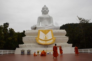 Big white Buddha in Pai (Northern Thailand 2018)