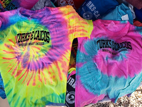 Tie Dye Turks & Caicos T-Shirts | For sale at the market sta… | Flickr