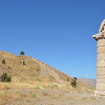 The eagle column, Karakuş Tumulus, Kingdom of Commage, Turkey