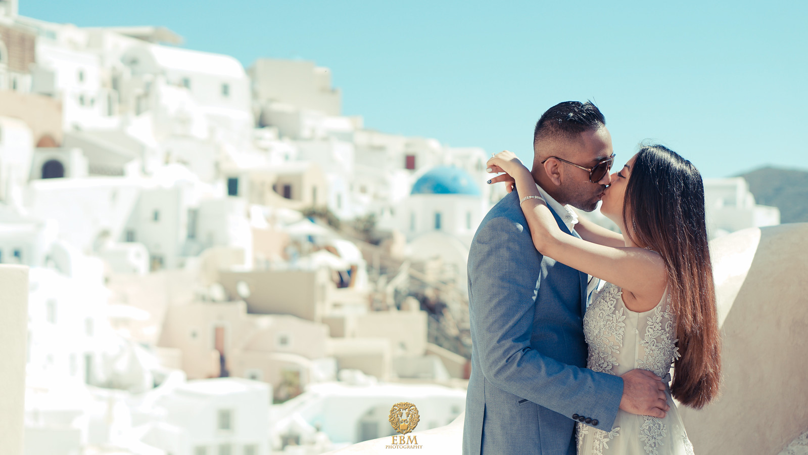 Santorini Pre-Wedding Shoot by EBM Photography Studios