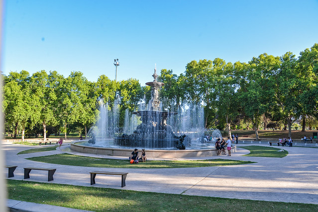 The Fountain of the Continents with surrounding landscape design, Mendoza