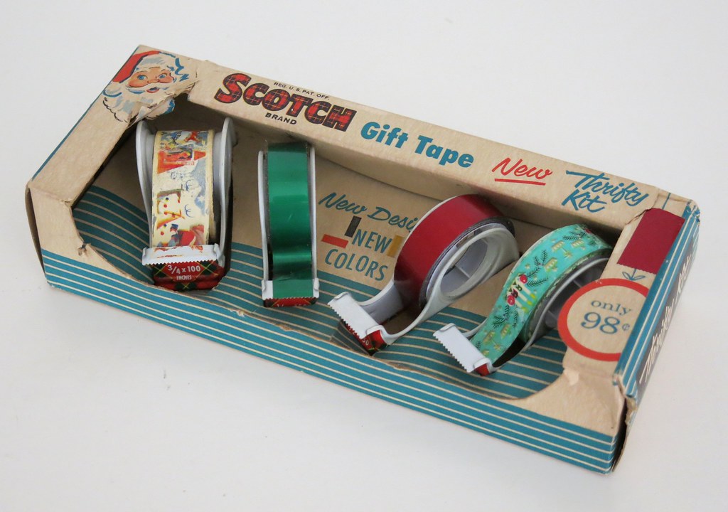 Vintage Scotch Christmas Gift Tape - Thrifty Kit, Heather David
