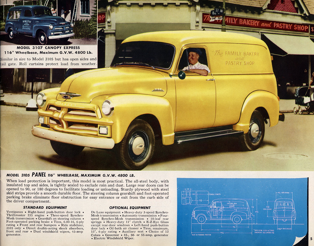 1954 CHEVROLET 3100 panel truck NAE | Don Sanford Photography | Flickr