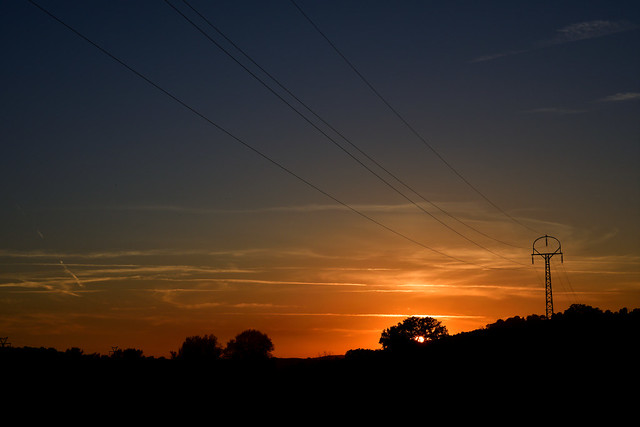 electric sunset