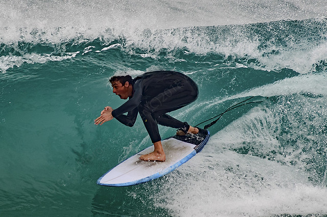 Surfers at El-Porto 010518