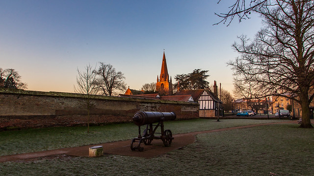 Crisp and Frosty start to the day in Ely, Cambs.