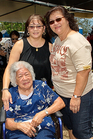 The Back to Sumai day event held annually for former residents and their descendants. In 2016, the event was held April 9. Photo courtesy of Edward B. San Nicolas.