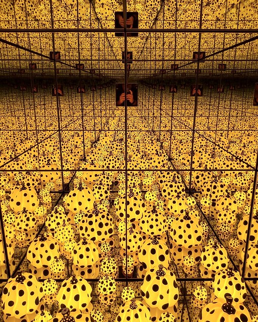 Yayoi Kusama - The spirits of the Pumpkins descended to the heavens