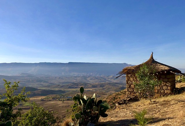 Ethiopia (Lalibela) Panaromic view of Lalibela plateau