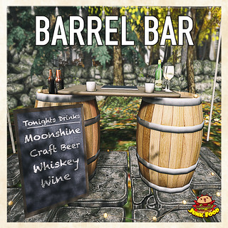 Junk Food Barrel Bar Ad New In This Decor Piece Barrel Flickr