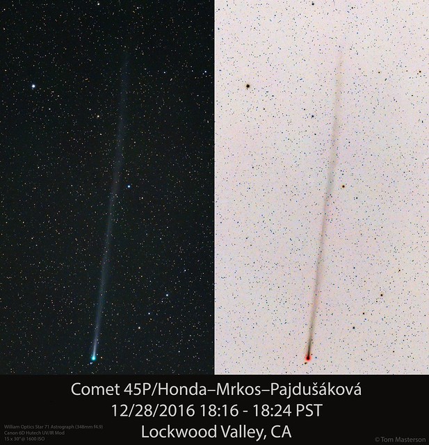 Comet 45P/Honda–Mrkos–Pajdušáková (12/28/2016)