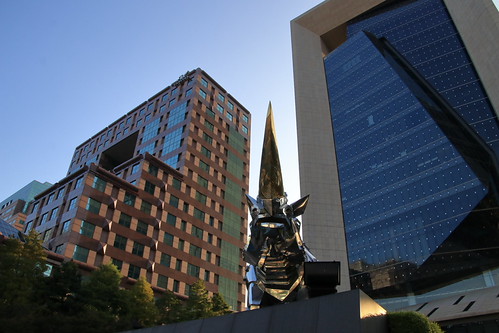 信義計畫區 by 沐均青, 信義計畫區台北101 taipei 101 信義計畫區 taiwan 台北市 風景 scenery landmark 地標 skyscraper 摩天大樓 landscape clouds sky b