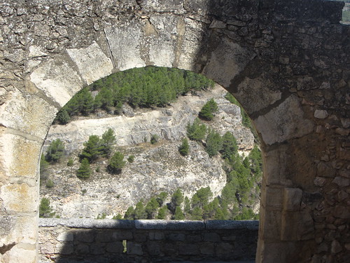 jucargorge valleys rocks views rockformations cliffs plants trees cuenca grass arches lookouts walls