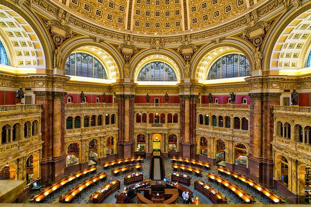 Main Reading Room, Library of Congress