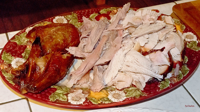 Platters of Hot & Juicy Applewood Smoked Turkey