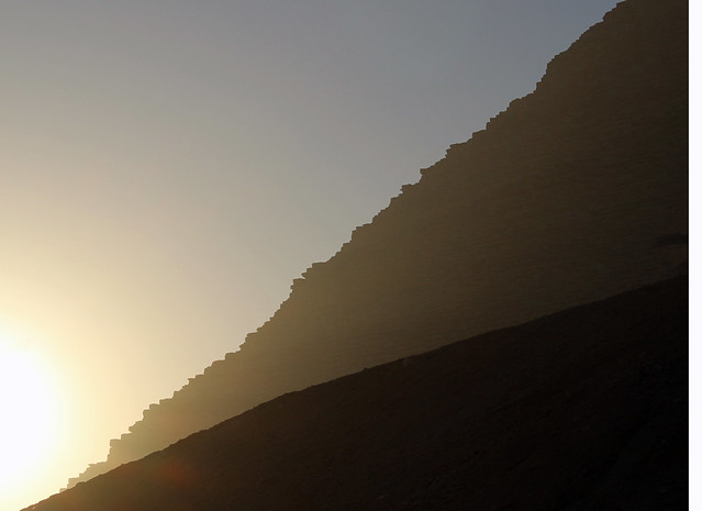 Great Pyramid at Sun Rise