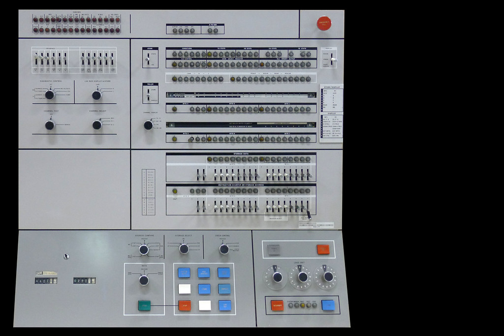 Ibm System 360 Model 40 Mainframe Computer Control Panel 0 Flickr