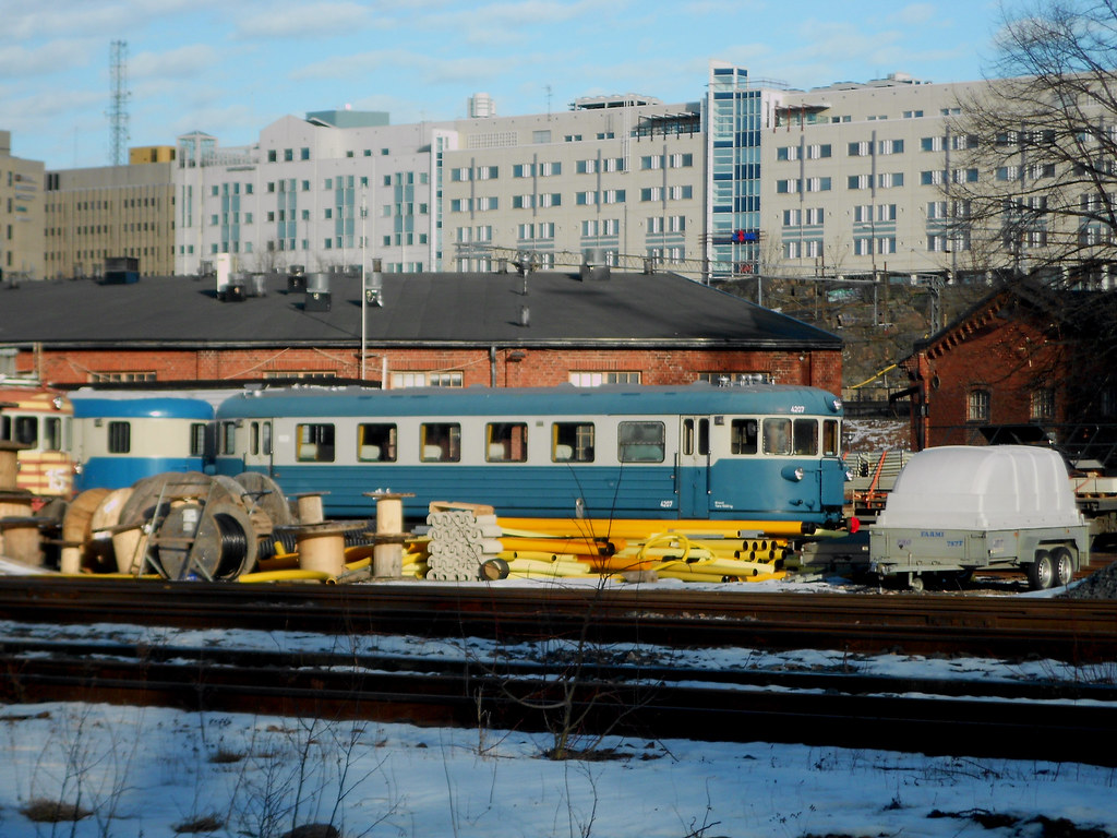 Хельсинки железнодорожный пассажирский Dm7-4207