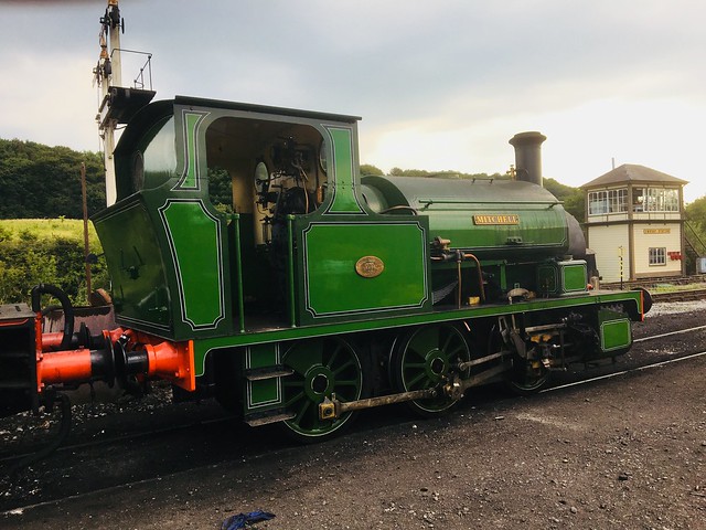 ‘Mitchell’. One of the engines at Embsay Railway near Skipton in Yorkshire.