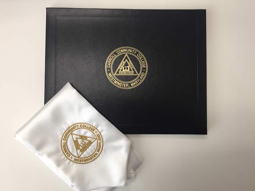 Diploma cover and Commencement stole