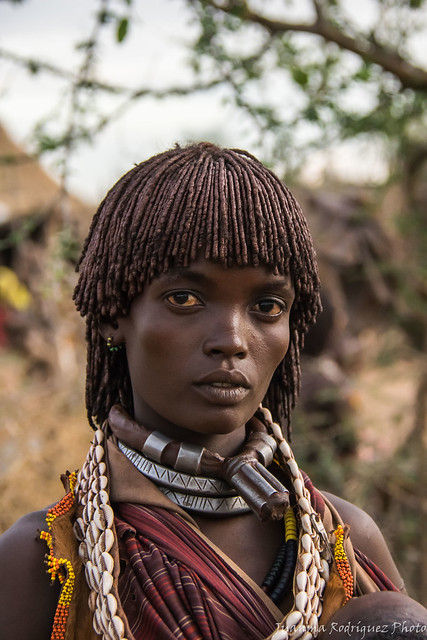 Etiopía - Mujer de la tribu Hamer