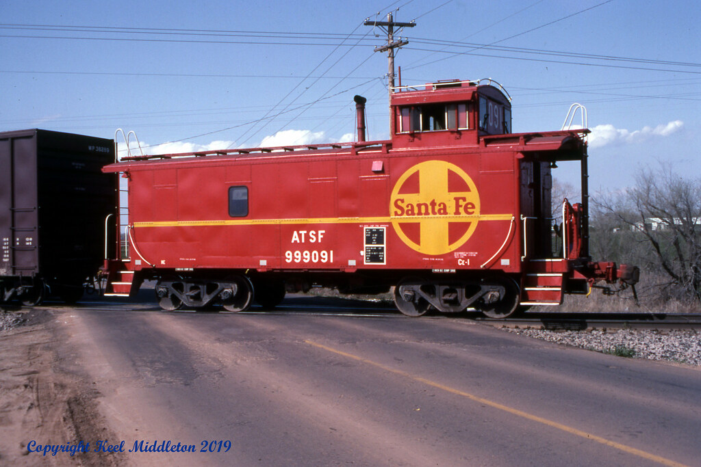 ATSF 999091 At Blanton, OK | On April 16th, 1983 a westbound… | Flickr