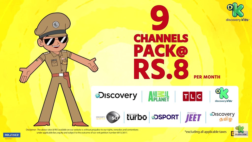 Discovery SD Pack 9 channels at Rs. 8 per month. Subscribe… | Flickr