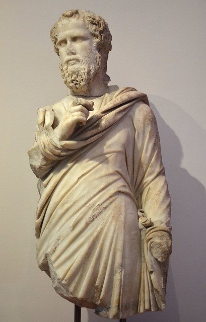 Portrait of a sophist (a teacher of philosophy and rhetoric), from Smyrna, AD 193–211, Izmir Museum of History and Art, Turkey