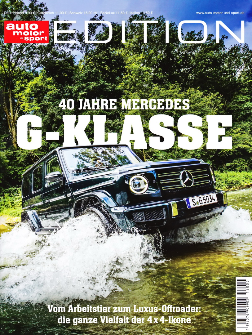 Image of auto motor und sport Edition - 40 Jahre Mercedes G-Klasse - cover