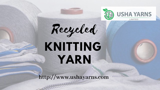 Recycled Knitting Yarn manufacturer in India