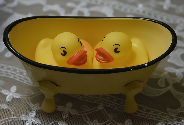 Duckies In The Tub