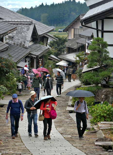 Japan: Magome in the rain