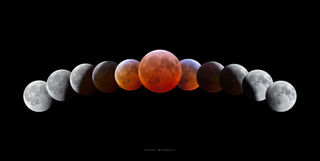 Total Wolf Moon Eclipse 2019