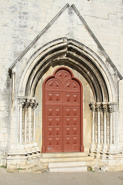 Door, Carmo Convent, Lisbon